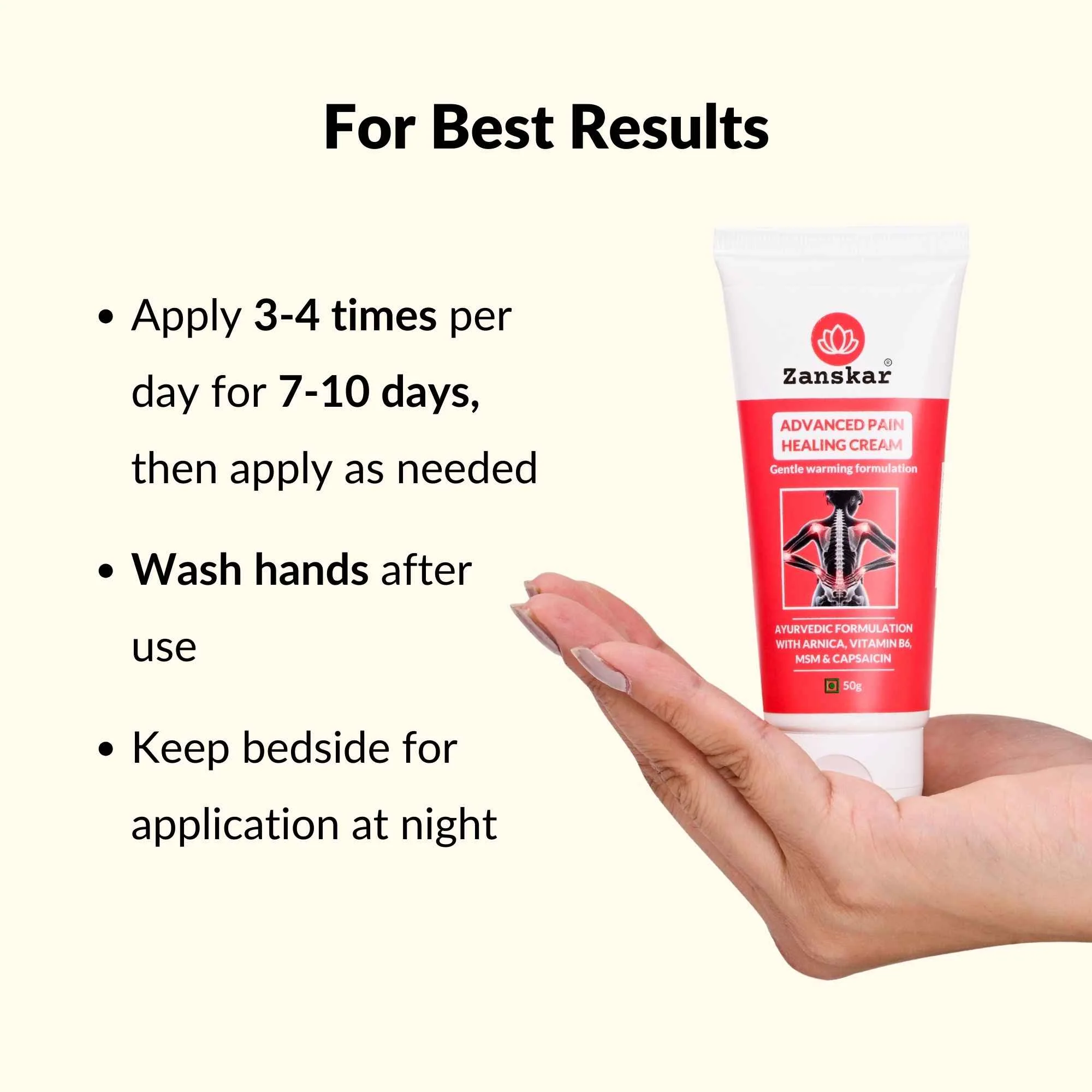 Advanced Pain Healing Cream (50g) - Image 10
