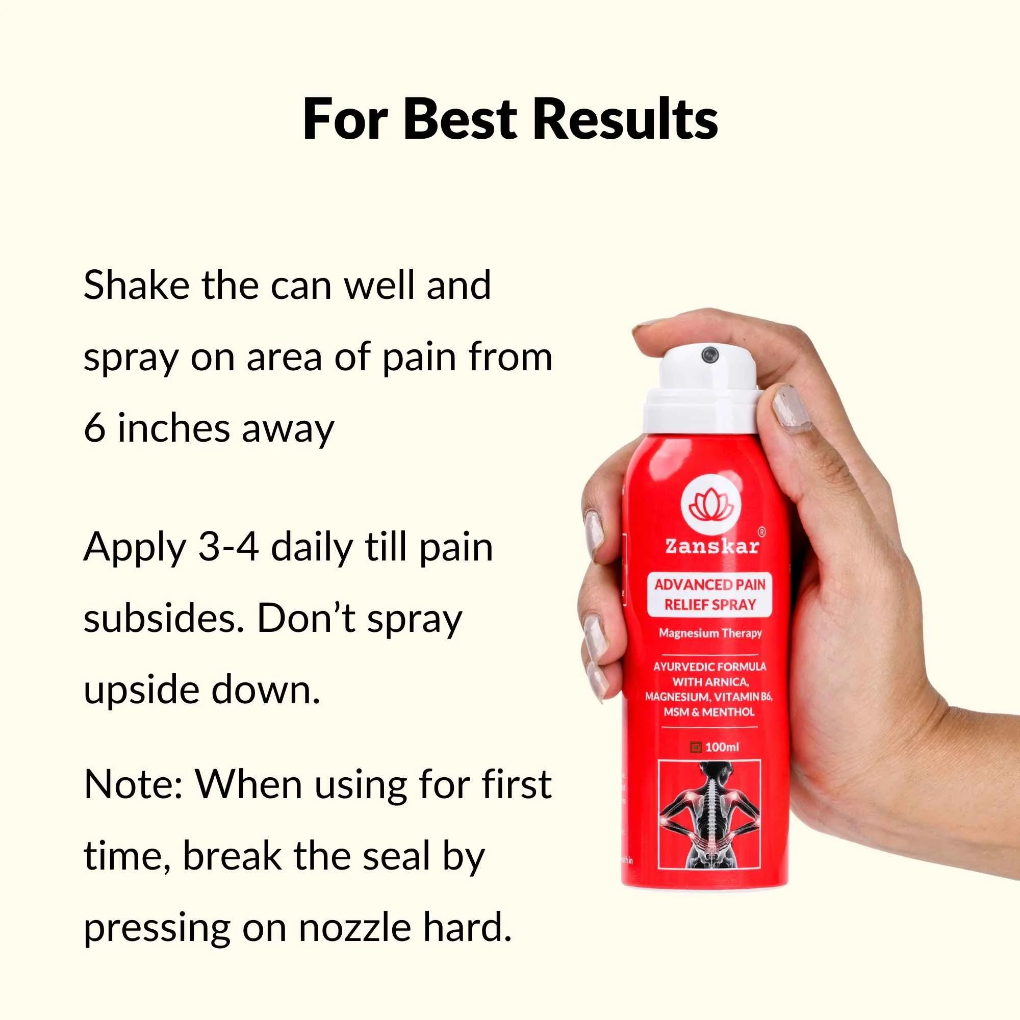 Advanced Pain Relief Spray (100ml) - Image 11