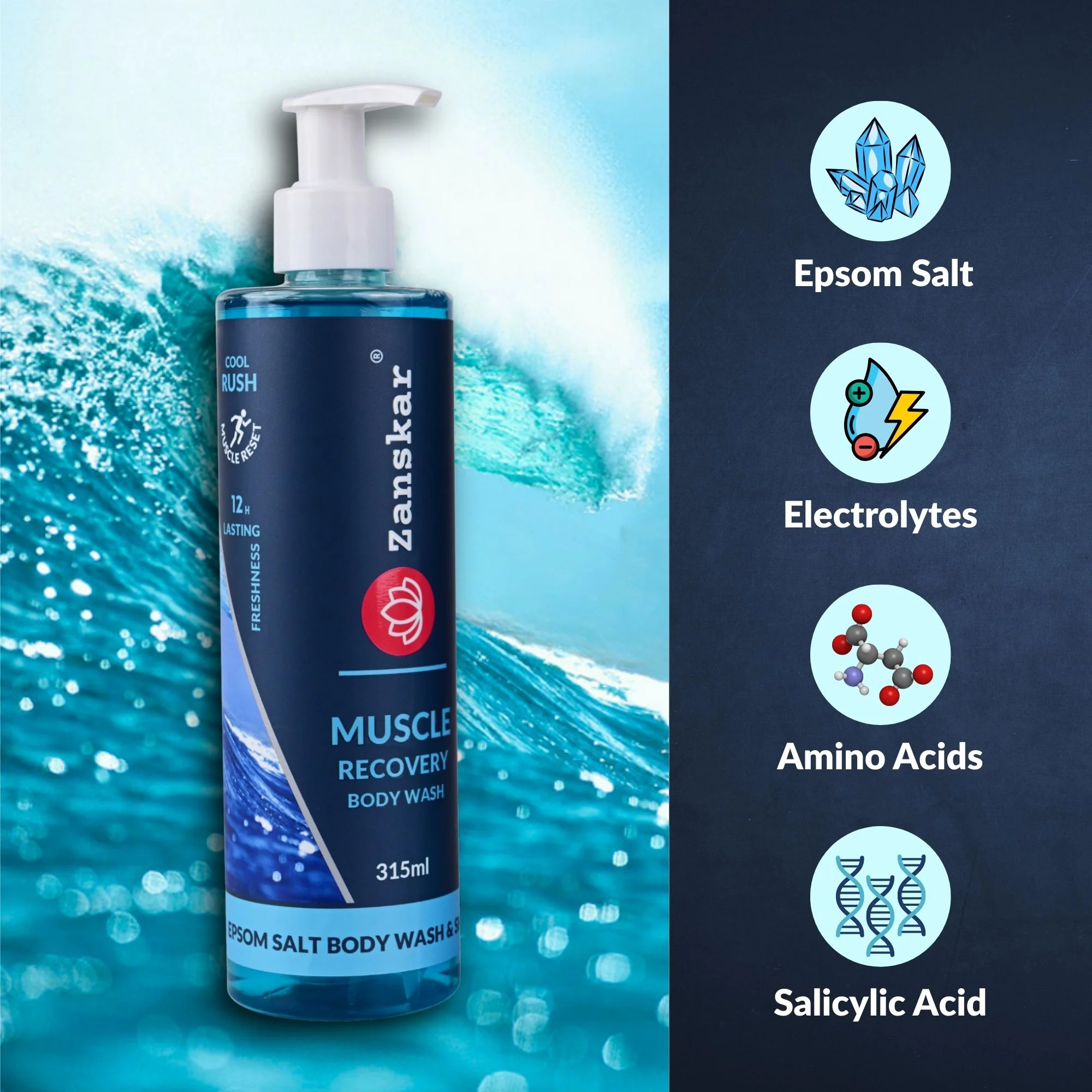 Gym Recovery Body Wash - Pack of 3 - Image 3